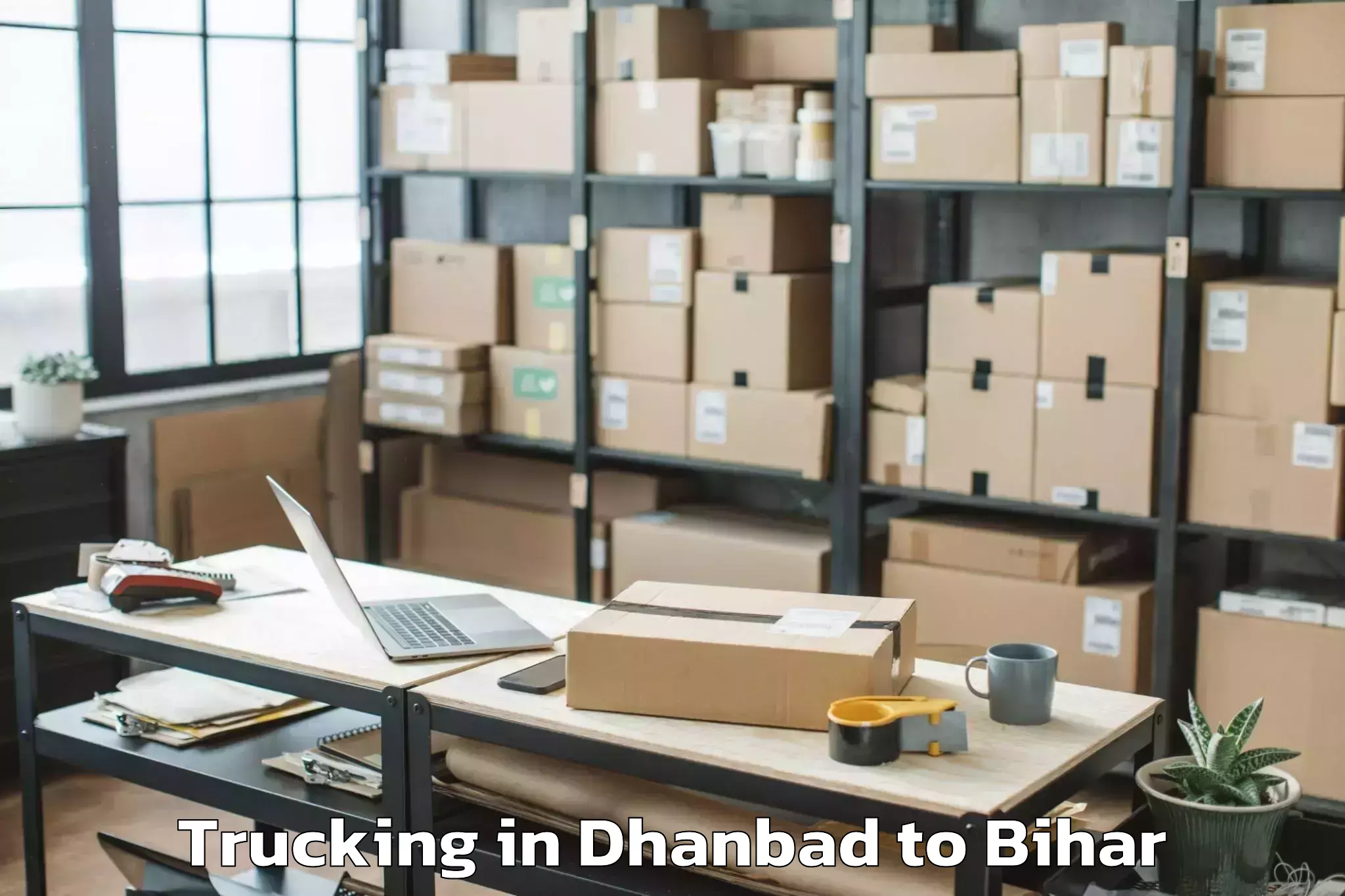 Book Dhanbad to Kharagwara Trucking